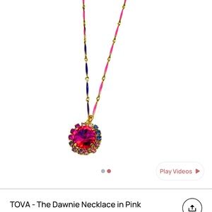 TOVA - Dawnie Necklace - Pink
